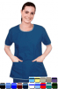 Microfiber round neck with border piping style 5 pocket set half sleeve (top 2 pocket with bottom 3 pocket) (100% POLYESTER) 