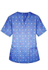 Printed scrub set 4 pocket ladies half sleeve Shapes Print 