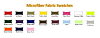 Microfiber Color chart