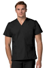 Stretchable Scrub set 4 pocket solid unisex half sleeves