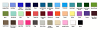 poplin Color chart