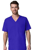 Stretchable Top v neck 3 pocket half sleeve unisex in 35% Cotton 60% Polyester 5% Spandex