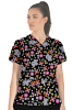 Disney Print Scrub Set 4 Pockets Ladies Half Sleeves