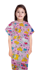 Children Printed Patient Gown Half Sleeve