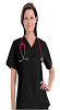 Stretchable Scrub set 1 pocket normal unisex solid half sleeve