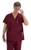 Microfiber scrub set 6 pocket half sleeve unisex 