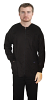 Stretchable Scrub Jacket 3 pocket solid full sleeve unisex with rib and zip