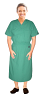  NURSING DRESS HALF SLEEVE ELASTIC WAIST V NECK