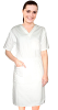  NURSING DRESS HALF SLEEVE ELASTIC WAIST V NECK