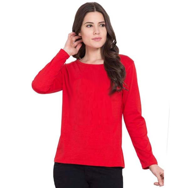 Women Full Sleeves T-Shirt $6.49, Jersey Shirts For Women