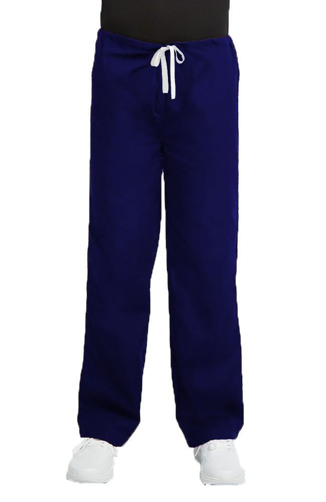 Stretchable Pant no pocket with drawstring, non-elasticated waistband in 35% Cotton 63% Polyester 2% Spandex