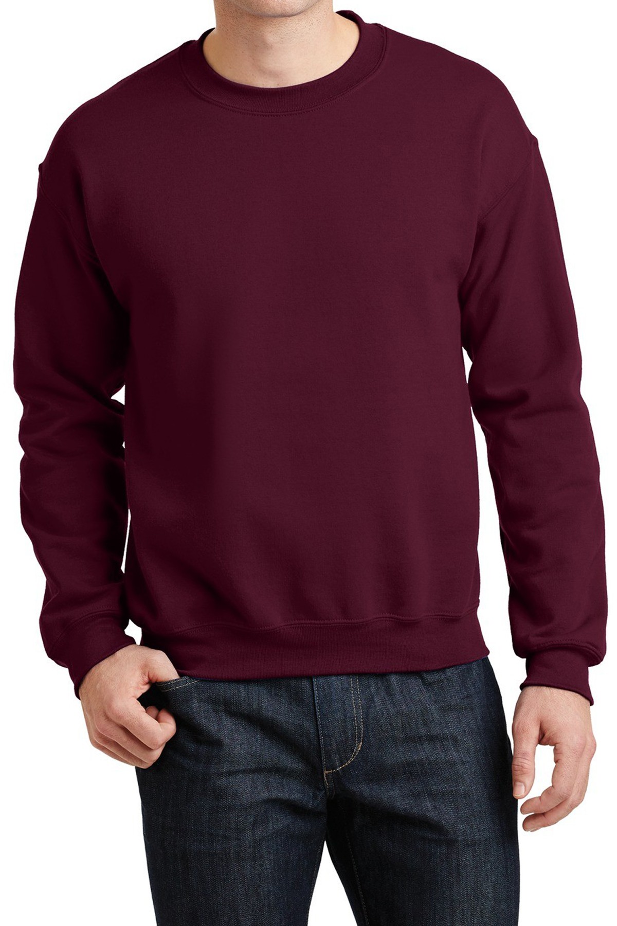 Unisex Sweatshirt Round Neck In Full Sleeves With Rib