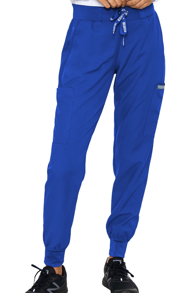 Unisex Jogger Scrub Pant 6 Pockets (2 Side Pockets, 2 Back Pocket, 2 Cargo Pocket) with Both Elastic Waistband And Drawstring in Poly Cotton Fabric / 37 Colors / Sizes XXS-12XL 