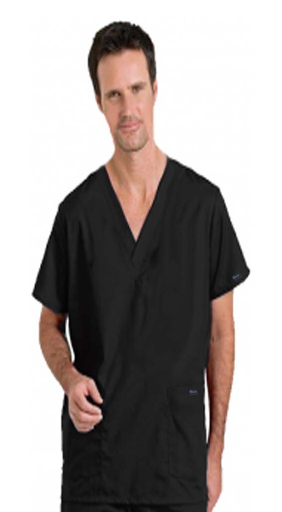 Scrub set 5 pocket solid unisex half sleeves (top 2 pkt, pant 3 pkts with 2 cargo pkts & 1 back pkt)