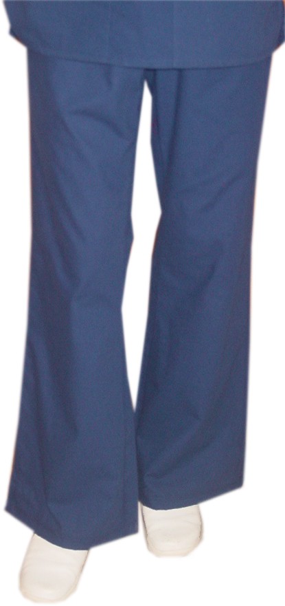 Microfiber Pant 2 side pockets flare leg waistband with drawstring and elastic both ladies