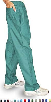 Stretchable Pant 3 pocket (2 side pocket 1 back pocket )waistband with elastic and drawstring both unisex in 35% Cotton 63% Polyester 2% Spandex