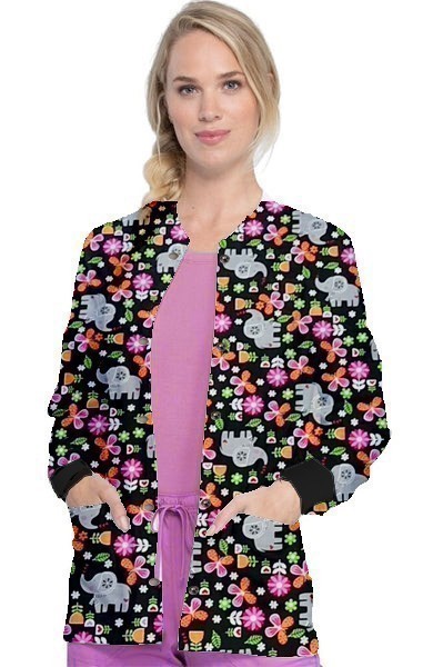 Disney Print Jacket 2 Pockets Unisex Full Sleeve With Rib