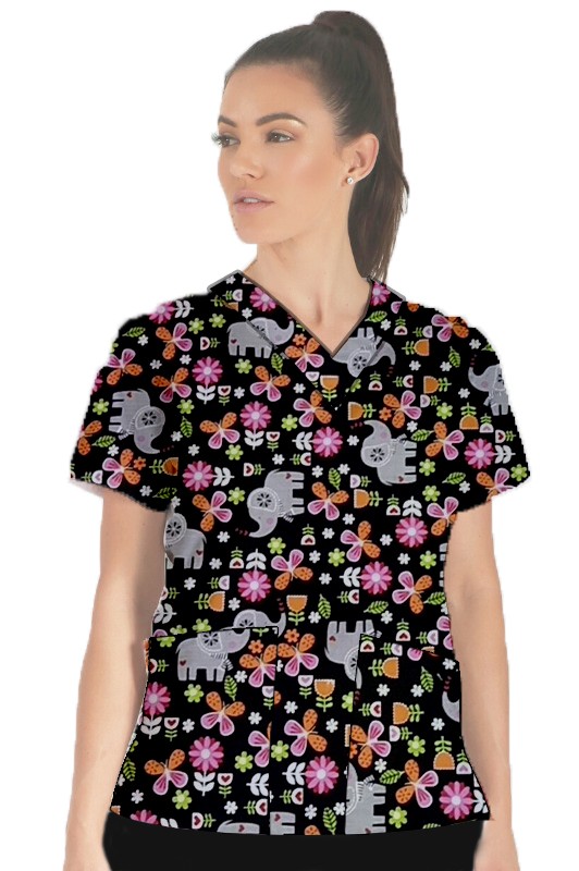 Women's Disney Printed Scrub Set $9.75