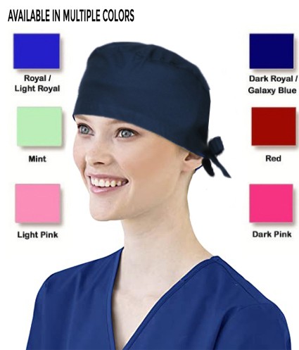 Scrub Cap solid poplin fabric