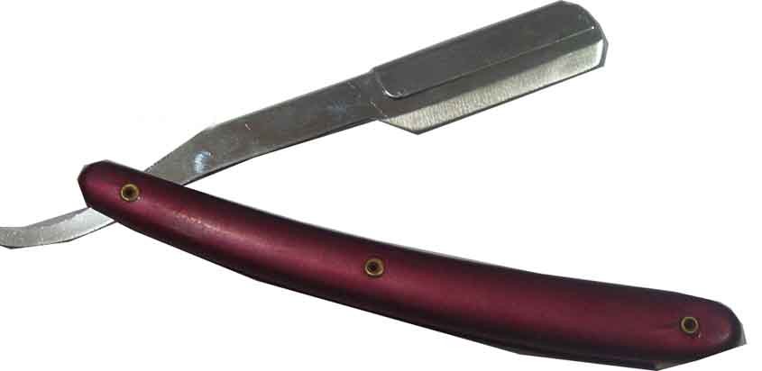 Barber blade for cutting and shaving in multiple colors