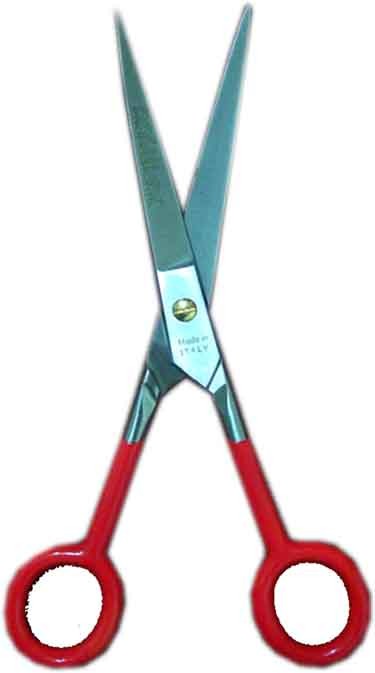 Barber scissor (red)