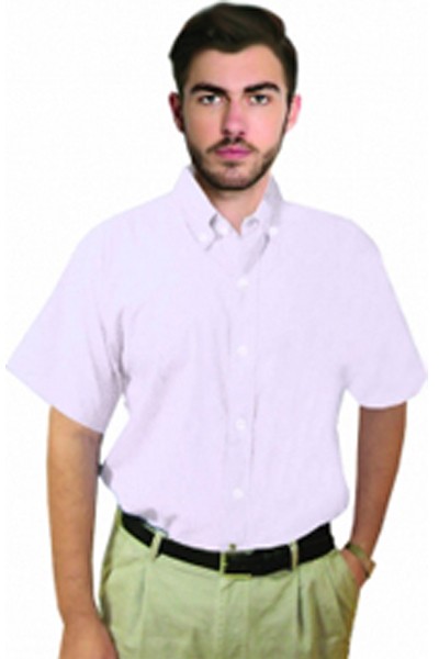 Unisex twill half sleeve shirt in 1 chest pocket 