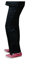 Microfiber Stretch pant bootcut 2 side pocket waistband with drawstring and elastic both ladies in 97% polyester, 3% spandex