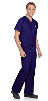 Scrub set 4 pocket v neck unisex reversible half sleeve (1 pocket top 1 pocket pant) & 2 inside pockets