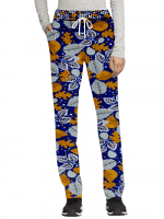 Poplin Printed Pant 3 pocket (2 side pocket 1 back pocket) waistband with elastic and drawstring both unisex (65% Polyester, 35% Cotton)