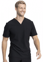 Clearance Top v neck no pocket solid half sleeve unisex Size M