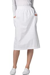 (microfiber fabric) cargo pockets ladies skirt