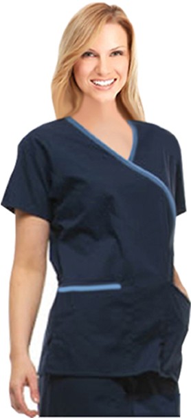 Set crossover 5 pocket solid half sleeve (top 2 pocket with bottom 3 pocket) in 65% Polyester 35% Cotton