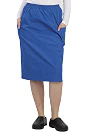 Stretchable Cargo pockets ladies skirt in 35% Cotton 60% Polyester 5% Spandex