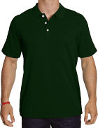 UNISEX POLO SOLID T-SHIRT in Stretch Fabric 35% Cotton 63% Polyester 2% Spandex
