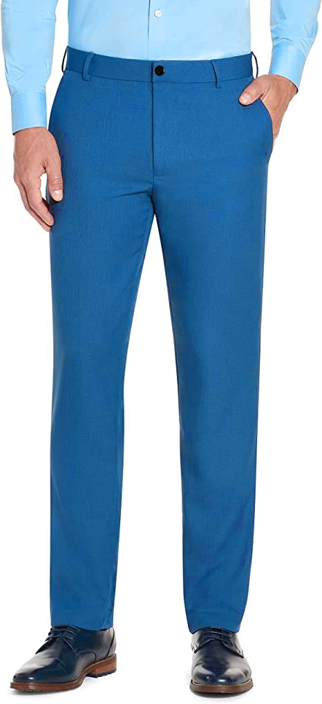 Microfiber Unisex Scrub Pant 2 Pockets with Belt Loops and Zip with Half Elastic Waistband (100% Polyester)