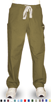 Microfiber Pant 2 cargo  pocket waistband with elastic and drawstring both unisex