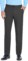 Microfiber Stretch Unisex Scrub Pant 2 Pockets with Belt Loops and Zip with Half Elastic Waistband in 97% polyester, 3% spandex