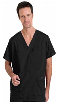 Clearance Scrub set 4 pocket solid unisex half sleeves (2 pkt top, 2 pkt pant with elastic drawstring) Size L