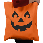 Halloween Bag for Kids in Poplin fabric. Size 35 cm x 32 cm, Strap length 50cm