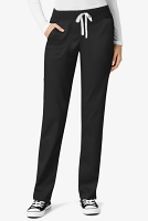 Poplin Unisex Pant 4 Pockets (2 Side Pockets, 2 Back Pockets) with Both Elastic Waistband and Drawstring (65% Polyester, 35% Cotton)