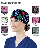 Printed Scrub Cap poplin Fabric