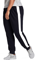 Jogger Pant with 1 Stripes Unisex 2 Side Pocket with Drawstring in Black Color