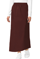 Poplin Fabric Cargo pockets ladies skirt A Line Full Elastic waistband (65% polyester 35% cotton)