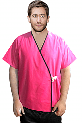Mamography gown front open tieable Chest 50 Inches Length 29 inches $6.25 and Chest 80 Inches Length 29 inches $9.25