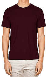 Unisex round neck solid t-shirt-half-sleeves 100 perc cotton