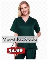 microfiber scrubs