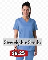 stretchable scrubs