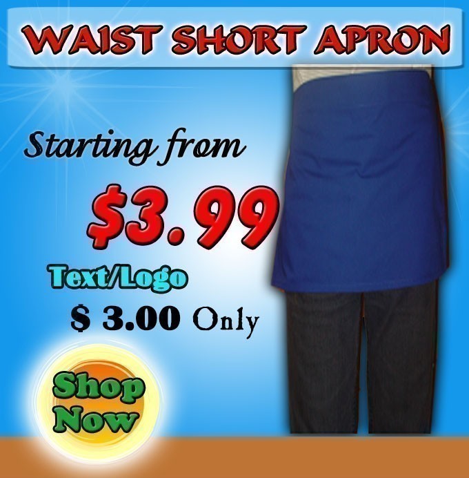 waist short apron